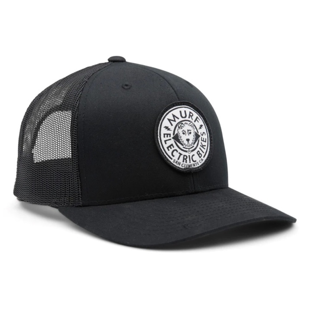Black Trucker Murf Hat